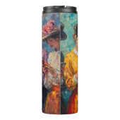 19世紀の人々が電話を使頭が切れるう タンブラー (裏面)