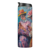 19世紀の人々が電話を使頭が切れるう タンブラー (回転右)