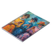 19世紀の人々が電話を使頭が切れるう ノートブック (左側)