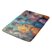 19世紀の人々が電話を使頭が切れるう バスマット (アングル)