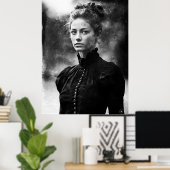 19世紀の学校marm B&W写真 ポスター (ホームオフィス)