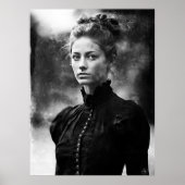 19世紀の学校marm B&W写真 ポスター (正面)