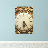 19世紀の時計の顔,ドイツ キャンバスプリント (インサイチュ (ウッドフロア))