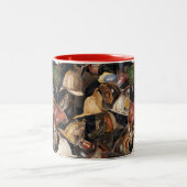 19世紀の消防帽 ツートーンマグカップ (中央)