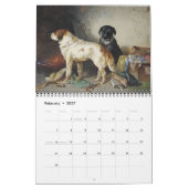 19世紀の犬が芸術に カレンダー (2月 2027)