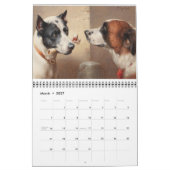 19世紀の犬が芸術に カレンダー (3月 2027)