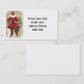 19世紀の聖ニコラス 名刺 (正面/裏面)