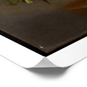 19世紀の花の生け物 ポスター (角)