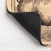 19世紀の豚プリント「良い肉のブリーダー」 マウスパッド (コーナー)