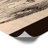 19世紀の農場アニマルプリントバークシャー第2位 ポスター (角)