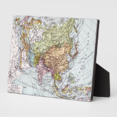 19世紀アジアの地図 フォトプラーク (側面)