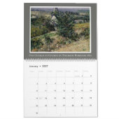 19世紀アメリカの画家アート カレンダー (1月 2027)