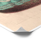 19世紀アンティークフランスのファッションイラストレーション ポスター (角)