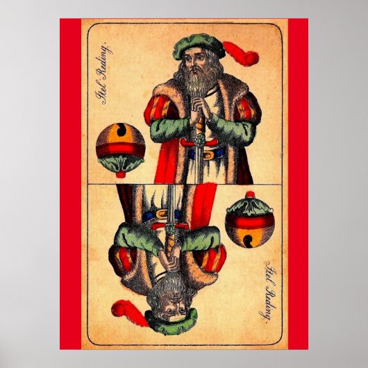 19世紀タロットカード第2号 ポスター (正面)