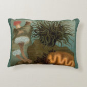 19世紀プリントアネモネ アクセントクッション (裏面)