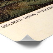 19世紀プリントアネモネ ポスター (角)