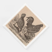 19世紀プリントバックス郡の鶏 (コーナー)