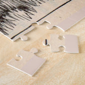 19世紀プリントホルシュタイン牛 ジグソーパズル (側面)