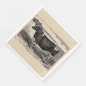 19世紀プリントホルスタインブル (コーナー)