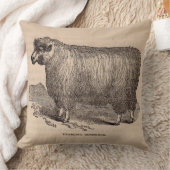 19世紀プリント憧れのコッツウォルド羊 クッション (ブランケット)