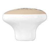 19世紀プリント憧れのコッツウォルド羊 セラミックノブ (側面)