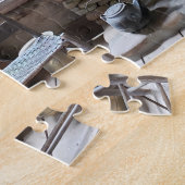 19世紀ホームの石暖炉 ジグソーパズル (側面)