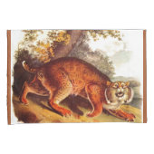 19世紀ボブキャットプリント 枕カバー (正面右)