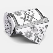 19世紀マソニックGケンニングブロックカット版木、銅版、版画 ネクタイ (ロール)