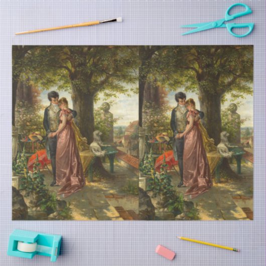 19世紀初頭の美絵画しい切り離 薄葉紙 (クラフト)