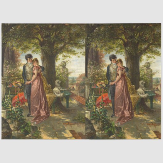 19世紀初頭の美絵画しい切り離 薄葉紙 (正面)