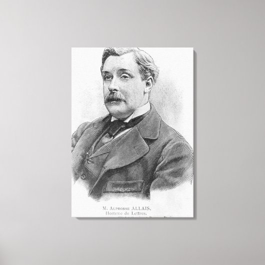 19世紀後半のアルフォンス・アレ キャンバスプリント (正面)