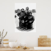 19世紀19日に漁師たちが笑顔を見せる ポスター (キッチン)