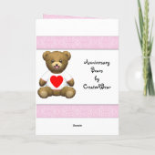 19周年おめでとう、編集可能 カード (裏面)