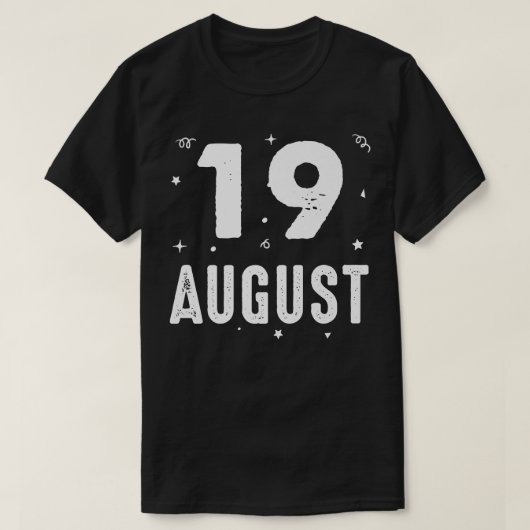 19周年威厳があるパーティーの特別な機会  Tシャツ (デザイン正面)