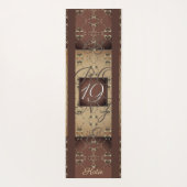 19周年結婚暗銅モノグラム ヨガマット (裏面)