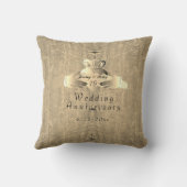 19周年記念オールド金ゴールドクラダッヒリングや輪スローピル クッション (裏面)