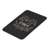 19周年記念ギフトチョークハート マグネット (左側)