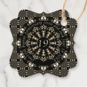 19周年記念結婚マンダラメダリオン文字 フェイバータグ (裏面)