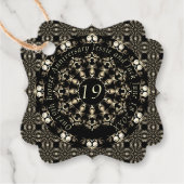 19周年記念結婚マンダラメダリオン文字 フェイバータグ (正面)