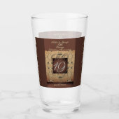 19周年記念結婚銅・バラ タンブラーグラス (正面)