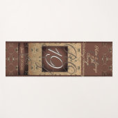 19周年黒結婚銅  ヨガマット (正面(横))