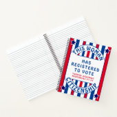 19回修正法女性勝利投票ポスター ノートブック (内部)