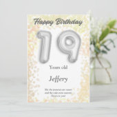 19歳のハッピーバースデーカード (スタンド正面)