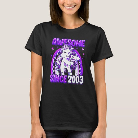 19歳のユニコーン フロッシング 19歳の誕生日 女子 Tシャツ (正面)