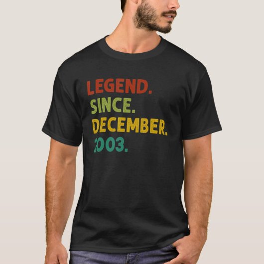 19歳の伝説2003年12月19日バレ Tシャツ (正面)