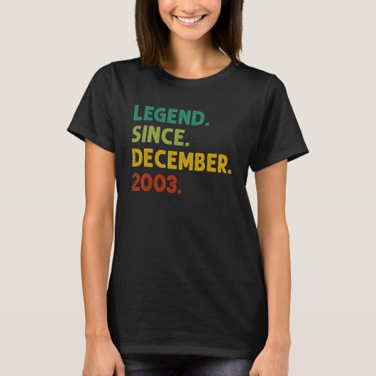 19歳の伝説2003年12月19日バレ Tシャツ (正面)