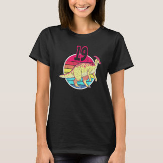 19歳の誕生日おめでとう パラサウロロフス ファミリーマッチング Tシャツ