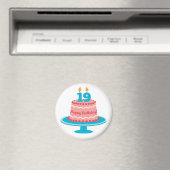 19歳の誕生日ケーキ マグネット (インサイチュ (食洗機))
