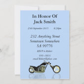 19歳の誕生日パーティー招待状 招待状 (裏面)