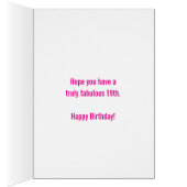 19歳の誕生日3枚の写真ピンクステップドーター (内側 (右))